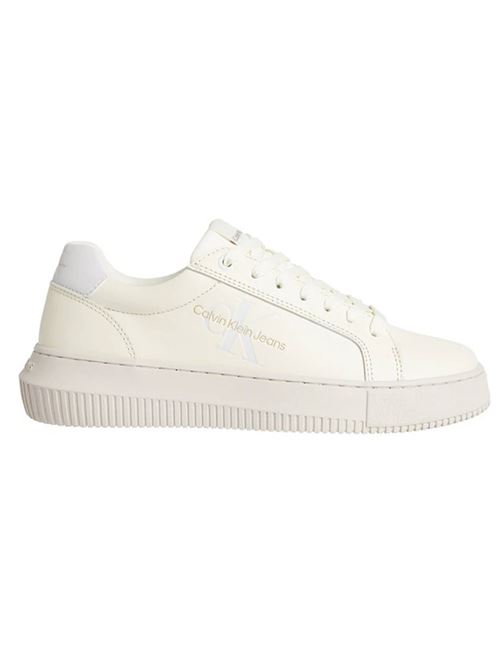 CALVIN KLEIN Leather Sneakers Woman CALVIN KLEIN | YW0YW008230GG